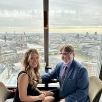 Lisa's 50th birthday dinner at The Shard in London