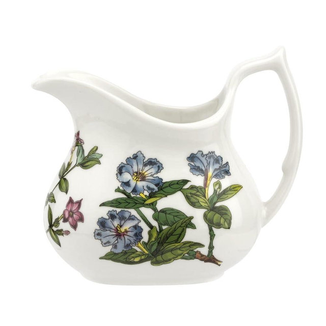 Spode Stafford Blooms Porcelain Creamer - 8-Ounce Pitcher, Perfect for Modern and Classic Settings, Dishwasher, Microwave, Freezer and Oven Safe