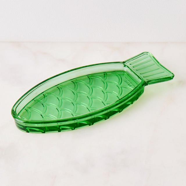 Fish & Fish Small Glass Dish