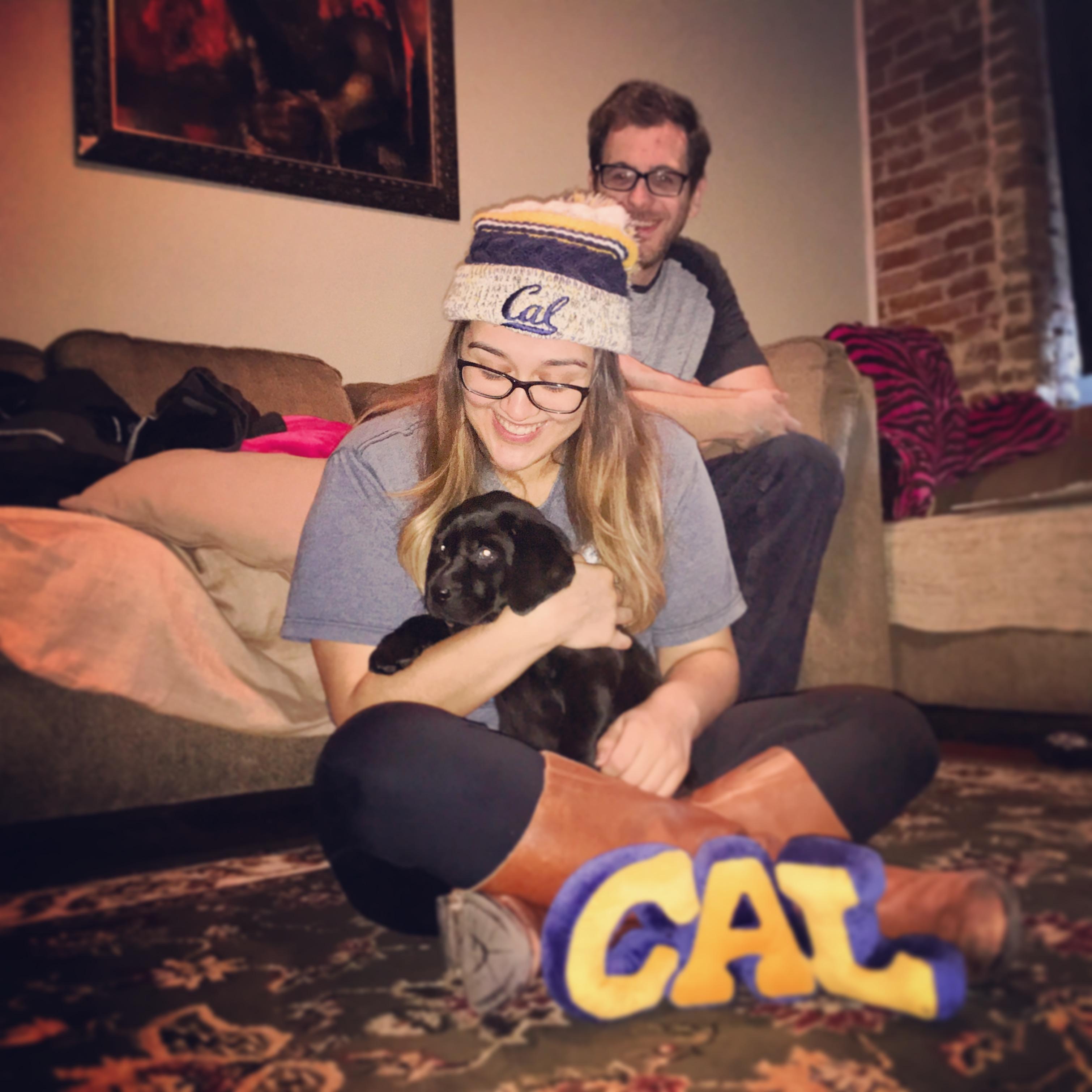 First day we brought home bubba aka Cal