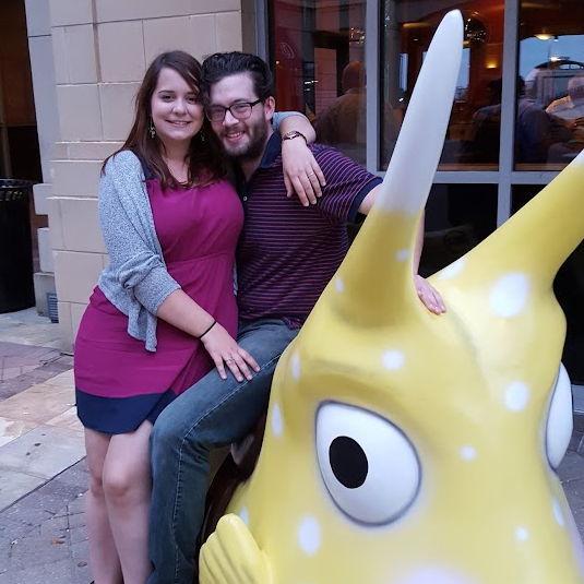 One of our earliest photos together, August 2017