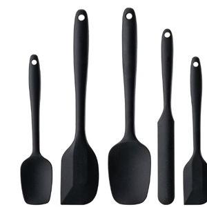 Silicone Spatula Set, Black