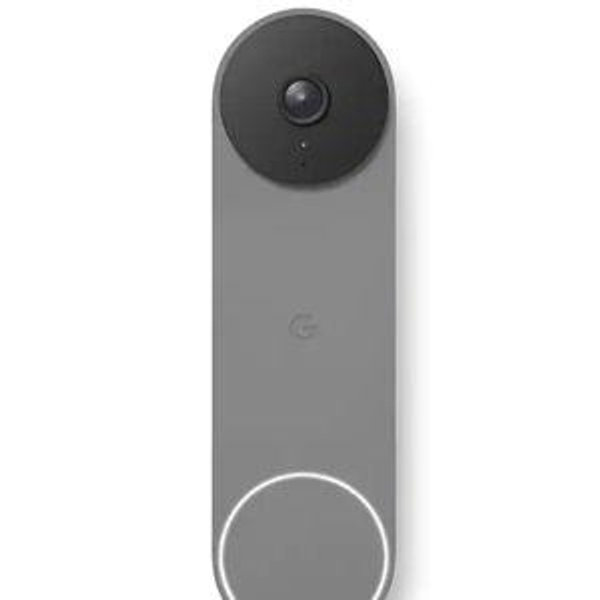 Google - Nest Wi-Fi Video Doorbell - Battery Operated - Ash