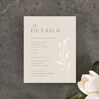 Zola Wedding Enclosure Cards - Aneci