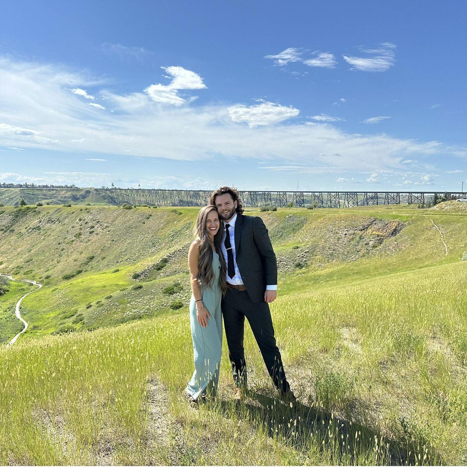 Lethbridge for a friends' wedding ~ the city where Chantelle first fell in love with Alberta, then moved to Calgary (to find Dylan!)