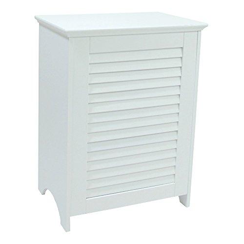 Redmon 5208 KD White Louvered Hamper