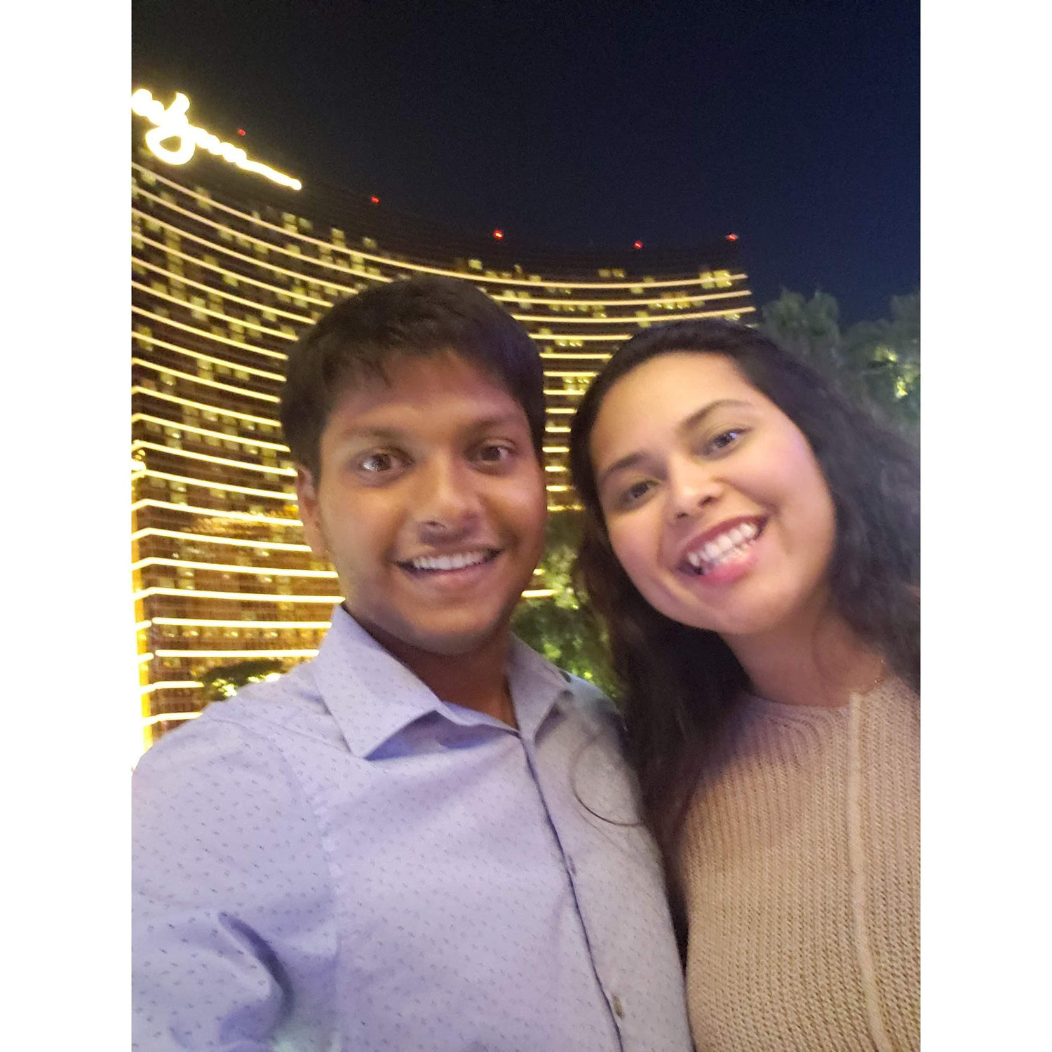 First time in Las Vegas.
