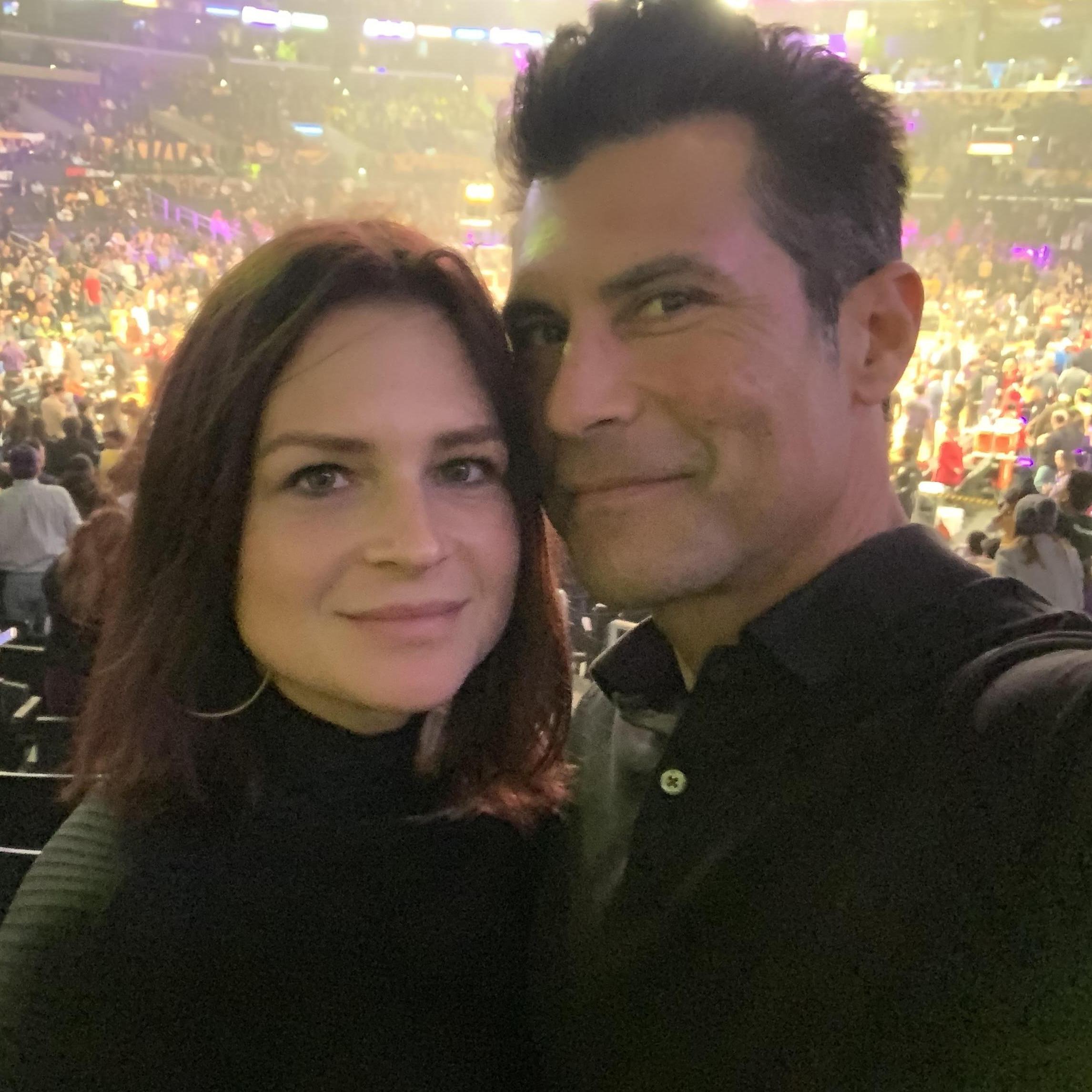 Our first Lakers game. And Lebron played terribly. Like, terribly.