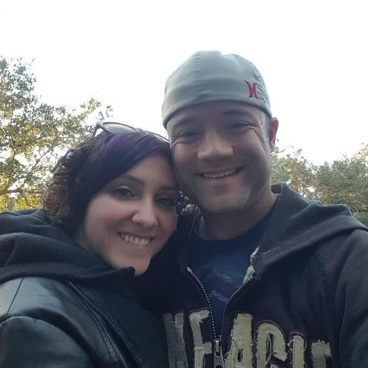 Our first picture together, January 2018