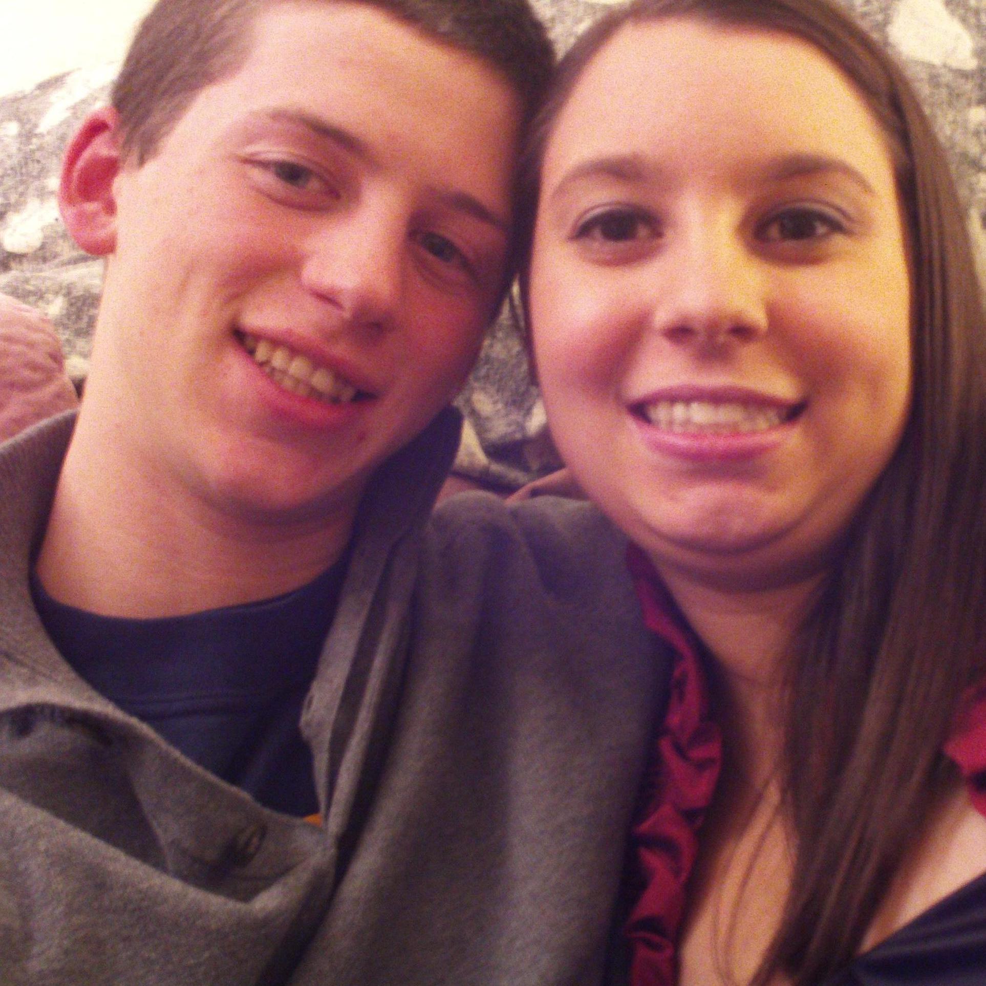 Christmas during our Sophomore year of college together.