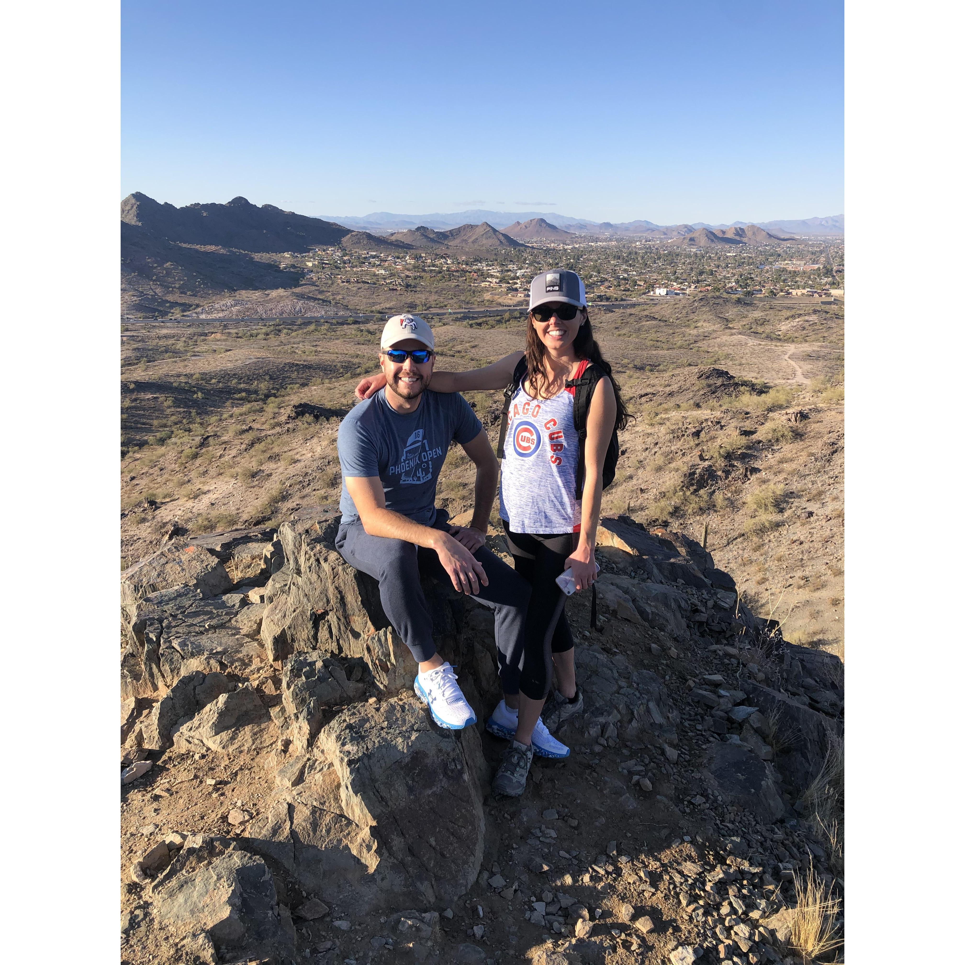 There's no better feeling than being on top of a mountain.