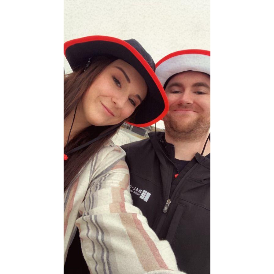 Our first picture as a couple together <3
