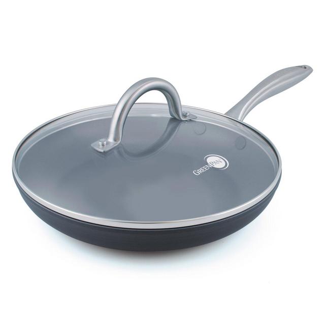 GreenPan 12.28'' Ceramic Non-Stick Frying Pan with Lid