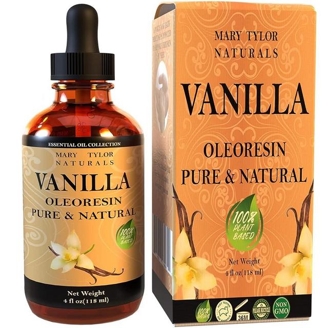 Vanilla Oleoresin Oil (4 oz), Premium Therapeutic Grade, 100% Pure and Natural, Perfect for Aromatherapy, Diffuser, DIY by Mary Tylor Naturals