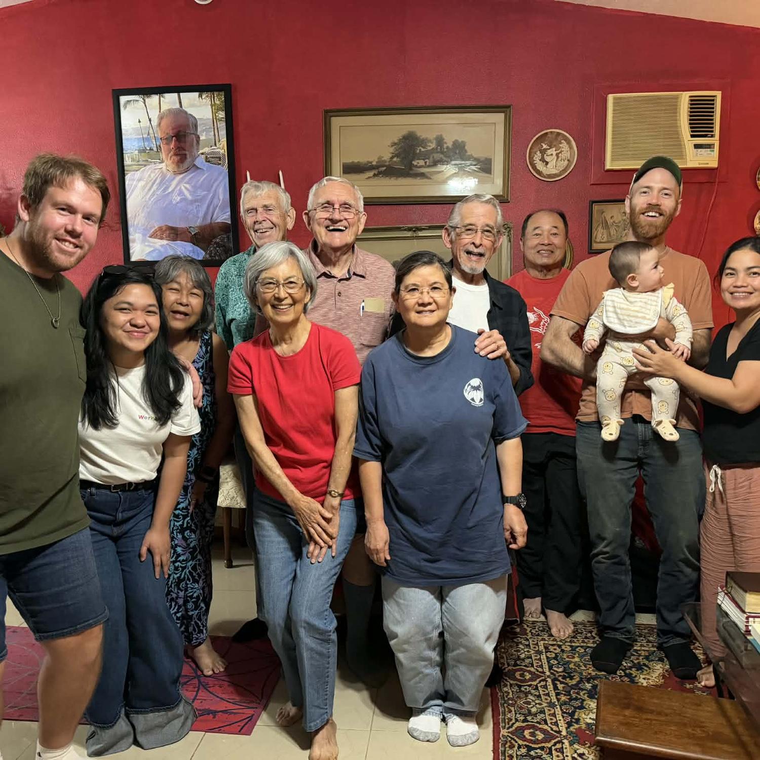 Engagement announcement with Josh’s family and friends.
