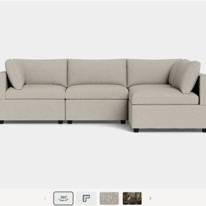Kova box cushion couch