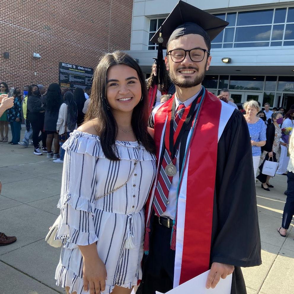 Mike's college graduation