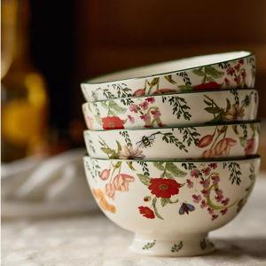 Anthropology Eden Stoneware Cereal Bowls, Set of 4