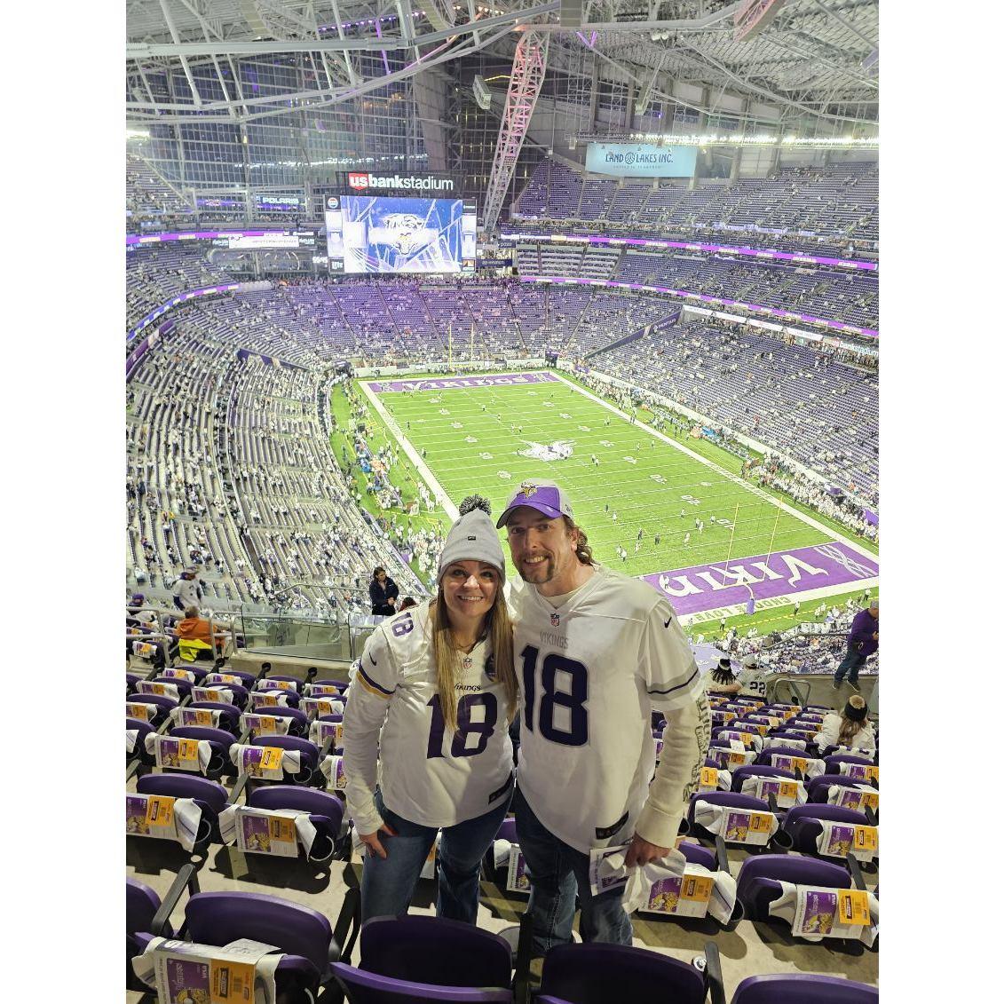 First ever Vikings Game!