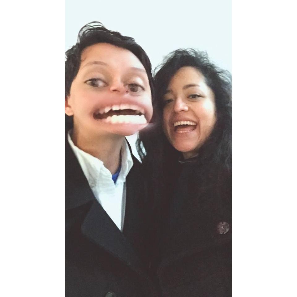 this is one of those we took while in NYC (remember that one weekend getaway we told you about?). as you can see... Pablo is exploding with love! LOL