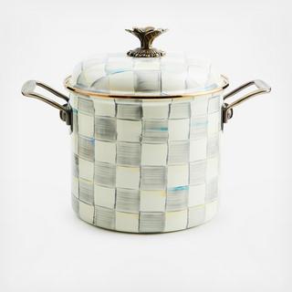 Sterling Check Stainless Steel Stockpot