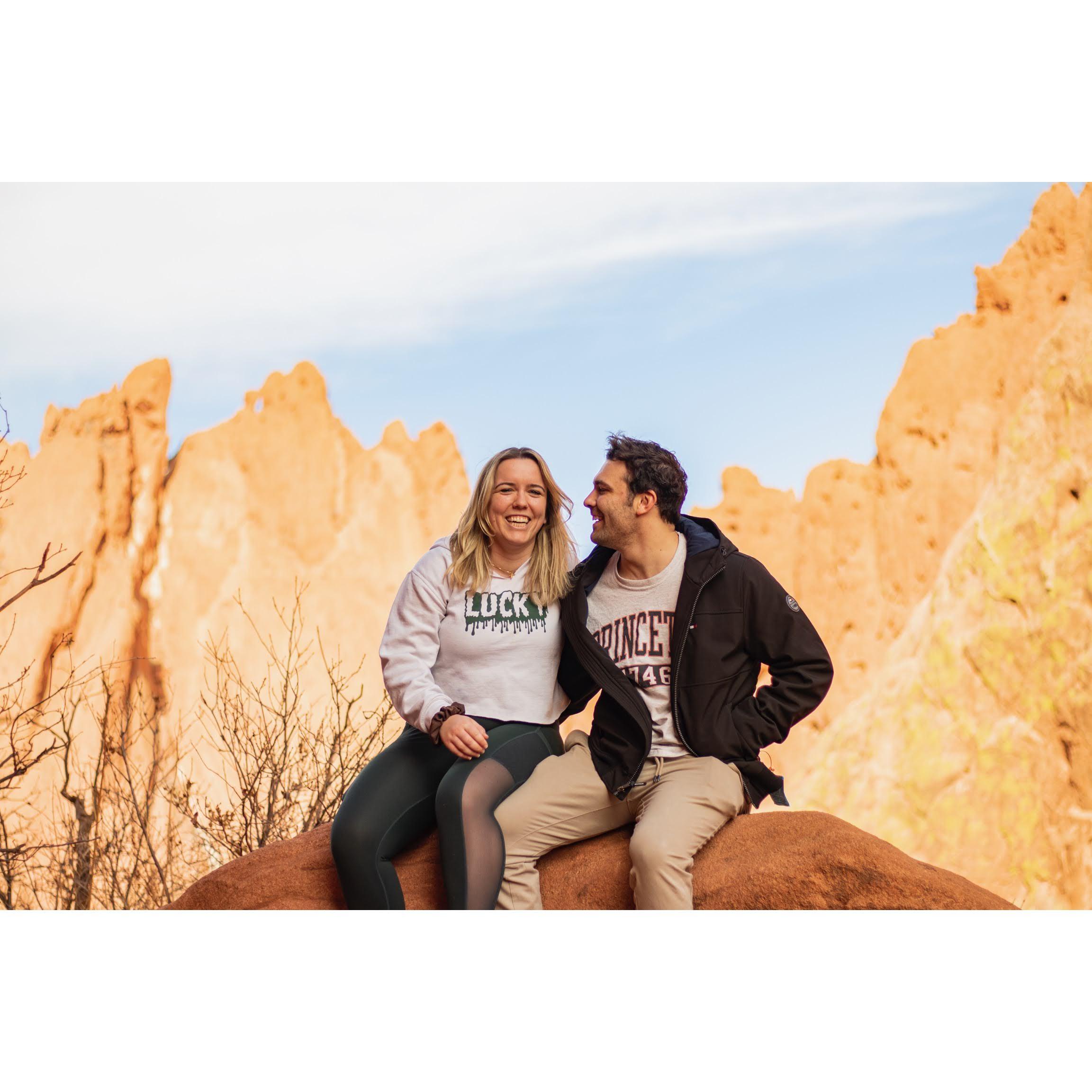 Visiting Garden of the Gods in January 2022