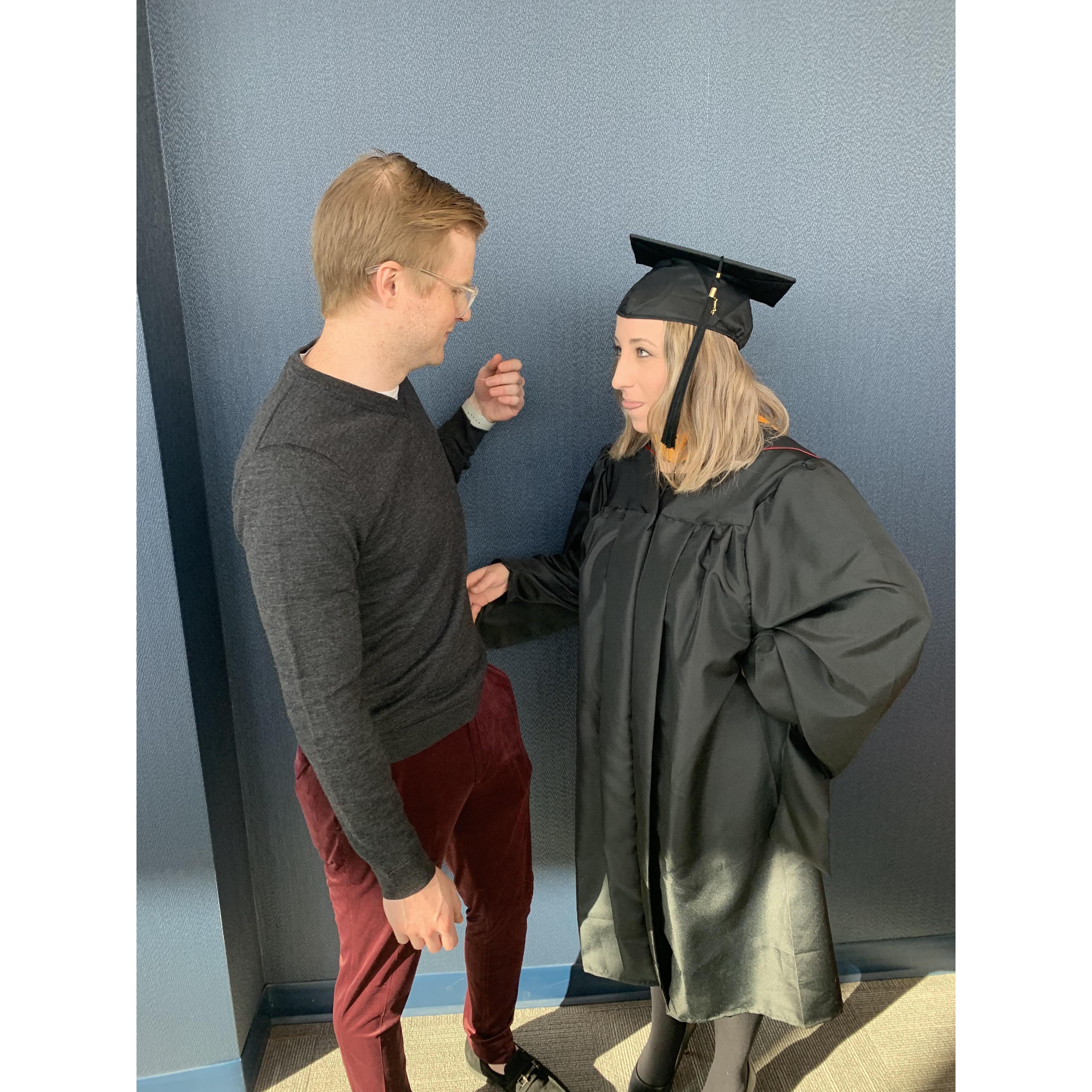 Laura’s graduation day!