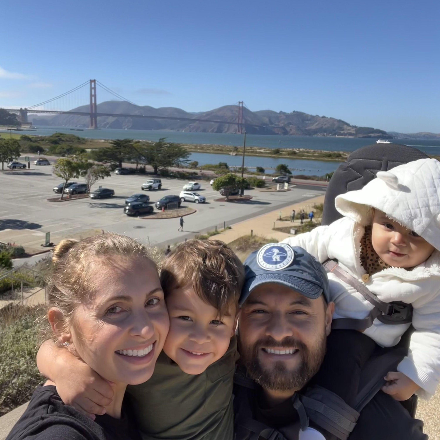 First time visiting California as a family.