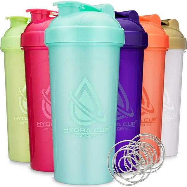 Hydra Cup - [6 Pack] - OG Shaker Bottles, 28-Ounce Max Value Blender Pack, Protein Shaker Cups, 6qty Stand Out Colors.