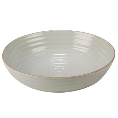 Certified International Artisan Ceramic Serving Bowl 112oz - White/Brown