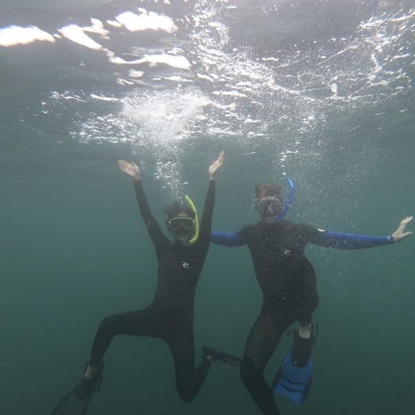 Our first snorkel when we spontaneously packed up our lives in Chico & moved to San Diego together 2 months after we met!