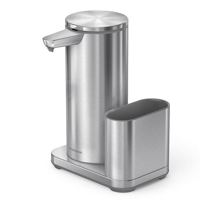 14 oz. Liquid Sensor Pump with Caddy, high-Grade Brushed Stainless Steel