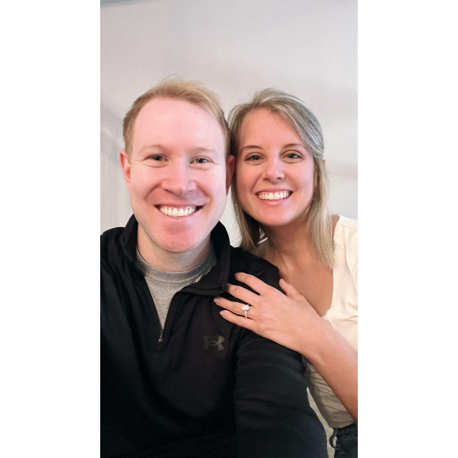 We're engaged!