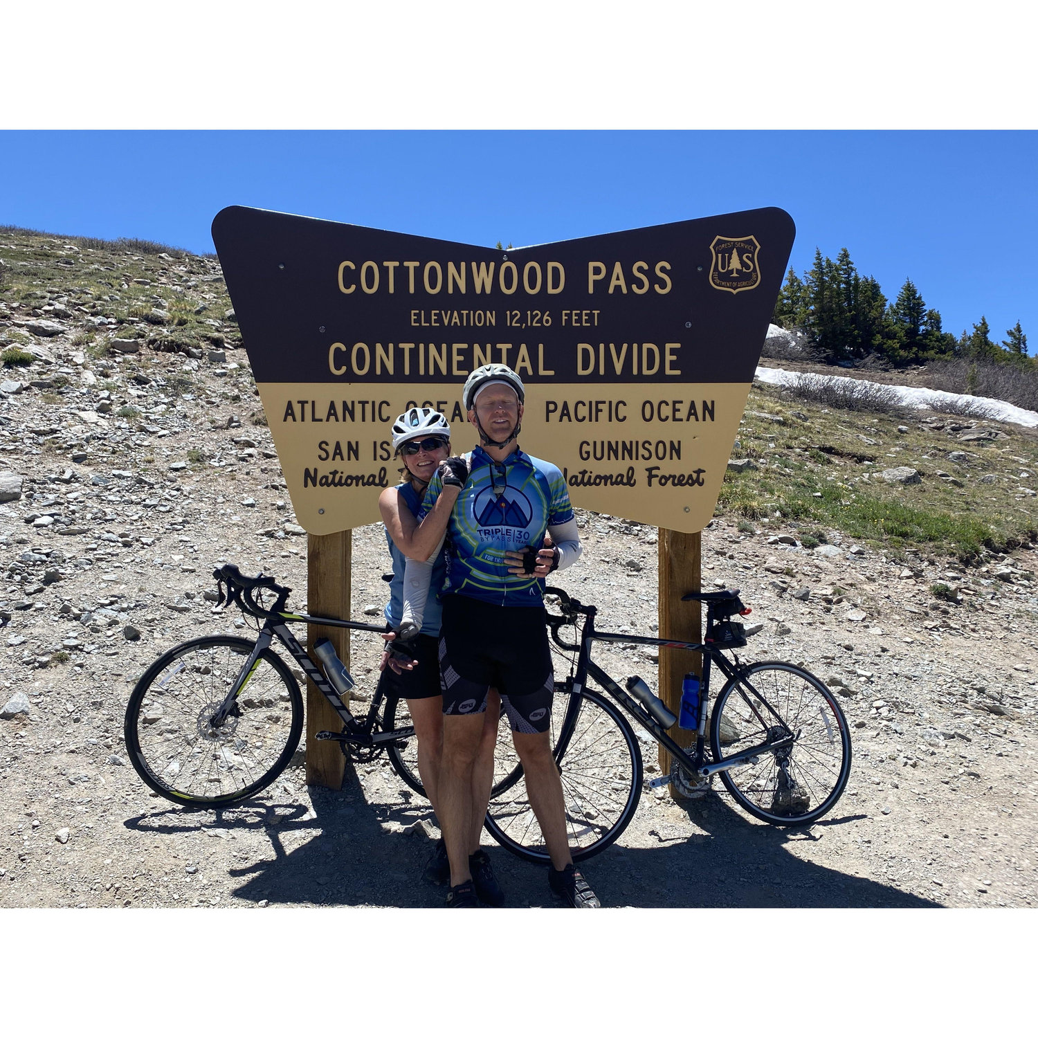 a tough but fun ride up Cottonwood Pass
