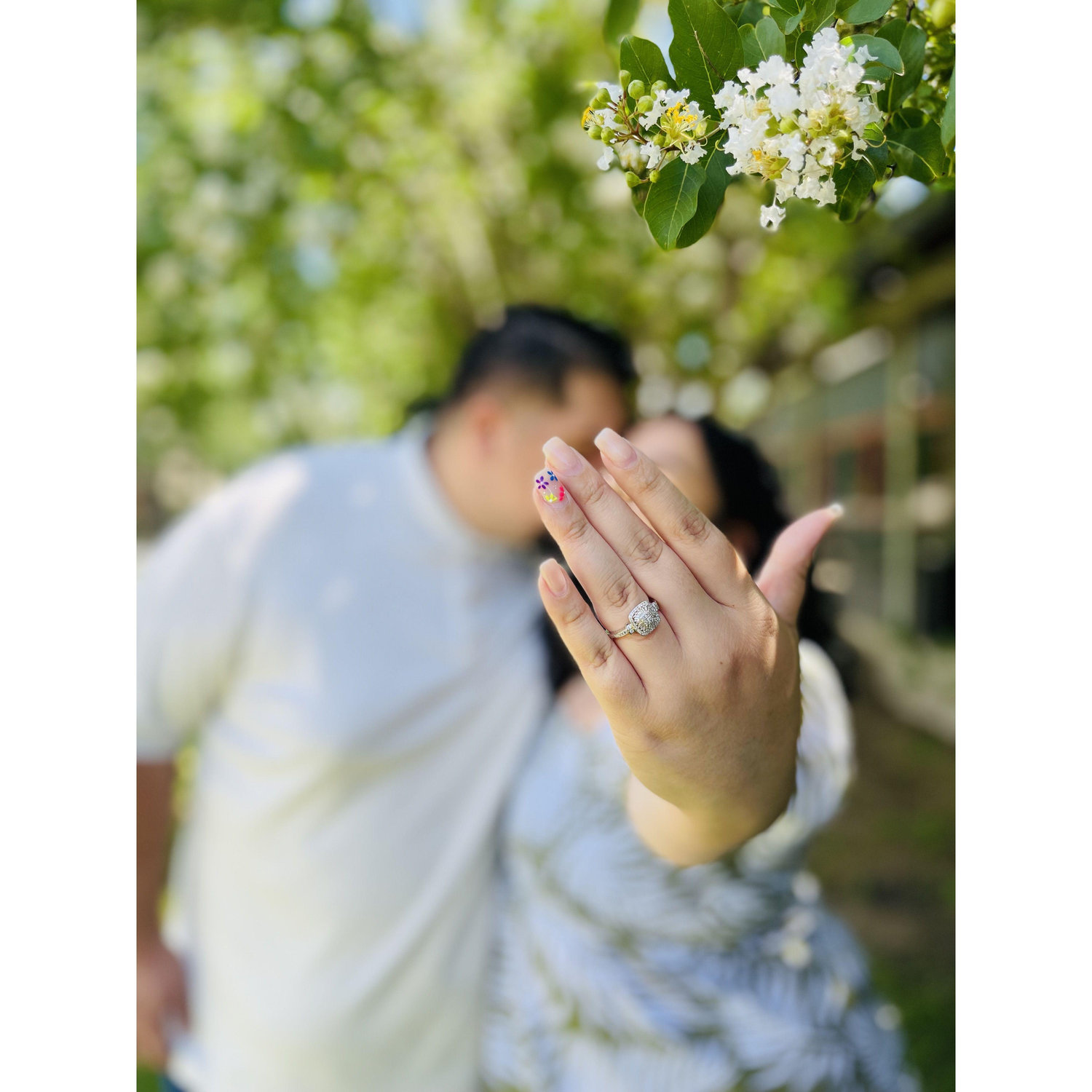 The day Tim proposed!