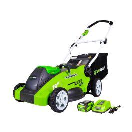 40V 16" Cordless Lawn Mower w/ 4.0 Ah Battery
