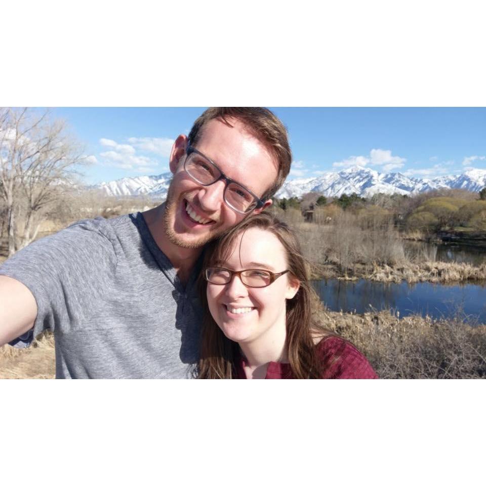 Day after we got engaged.