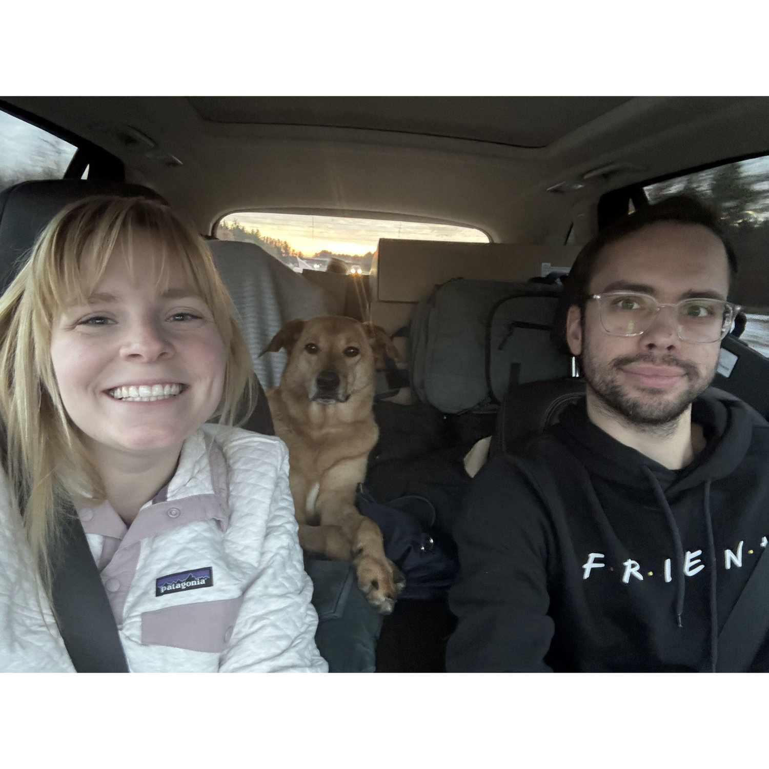 Our first long family road trip.