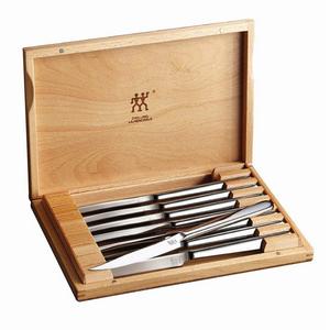 ZWILLING J.A. Henckels 8-pc Stainless Steel Steak Knife Set w/Presentation Case