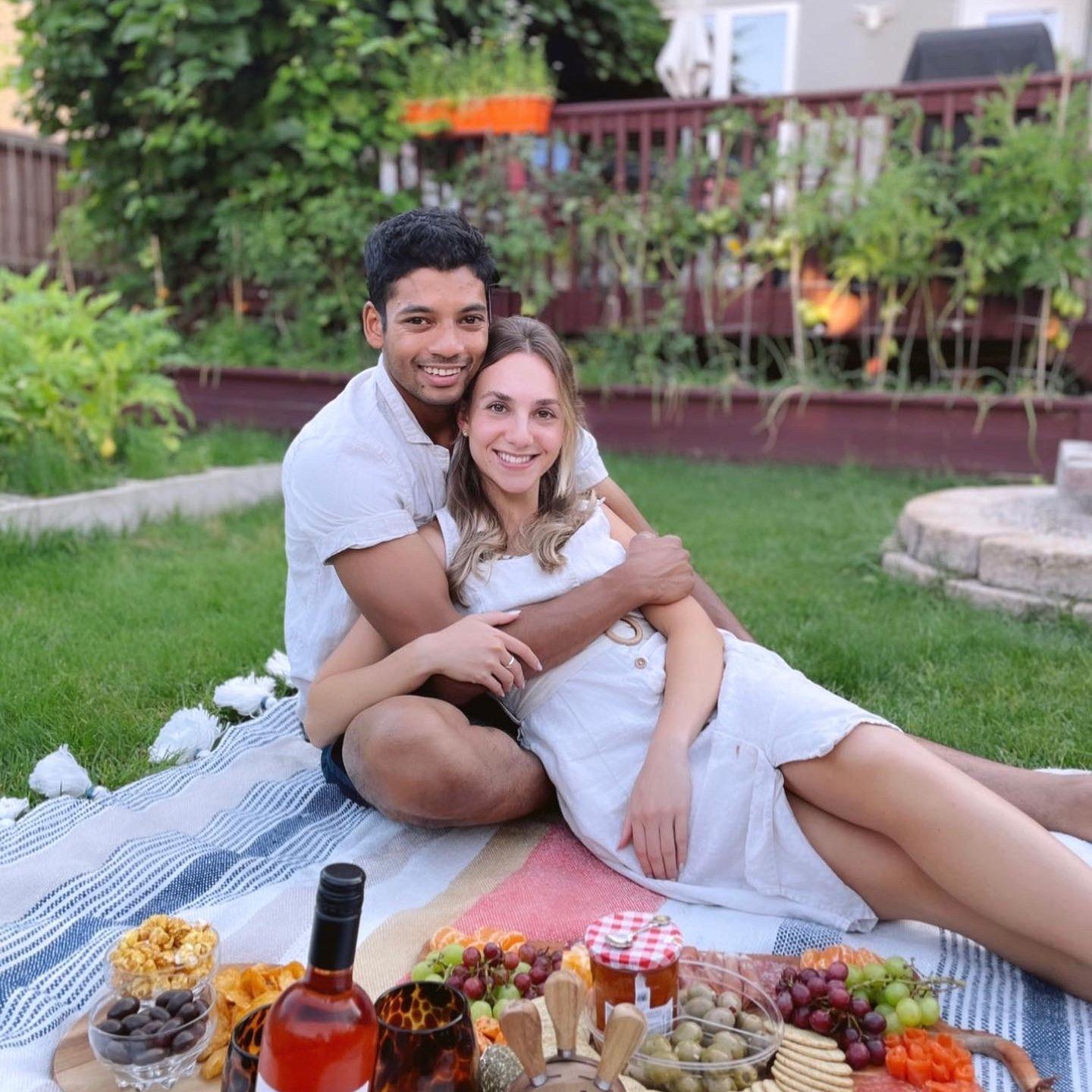 Backyard picnic, August 2022