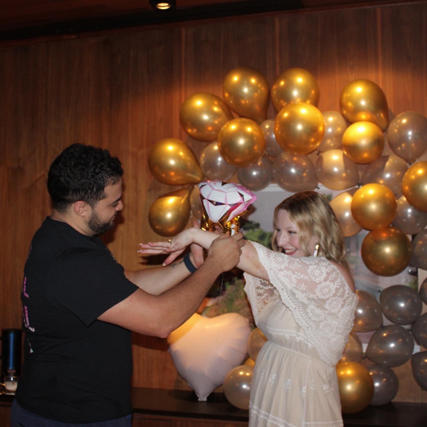 Our engagement party in Brazil- we had a blast celebrating with friends and family!