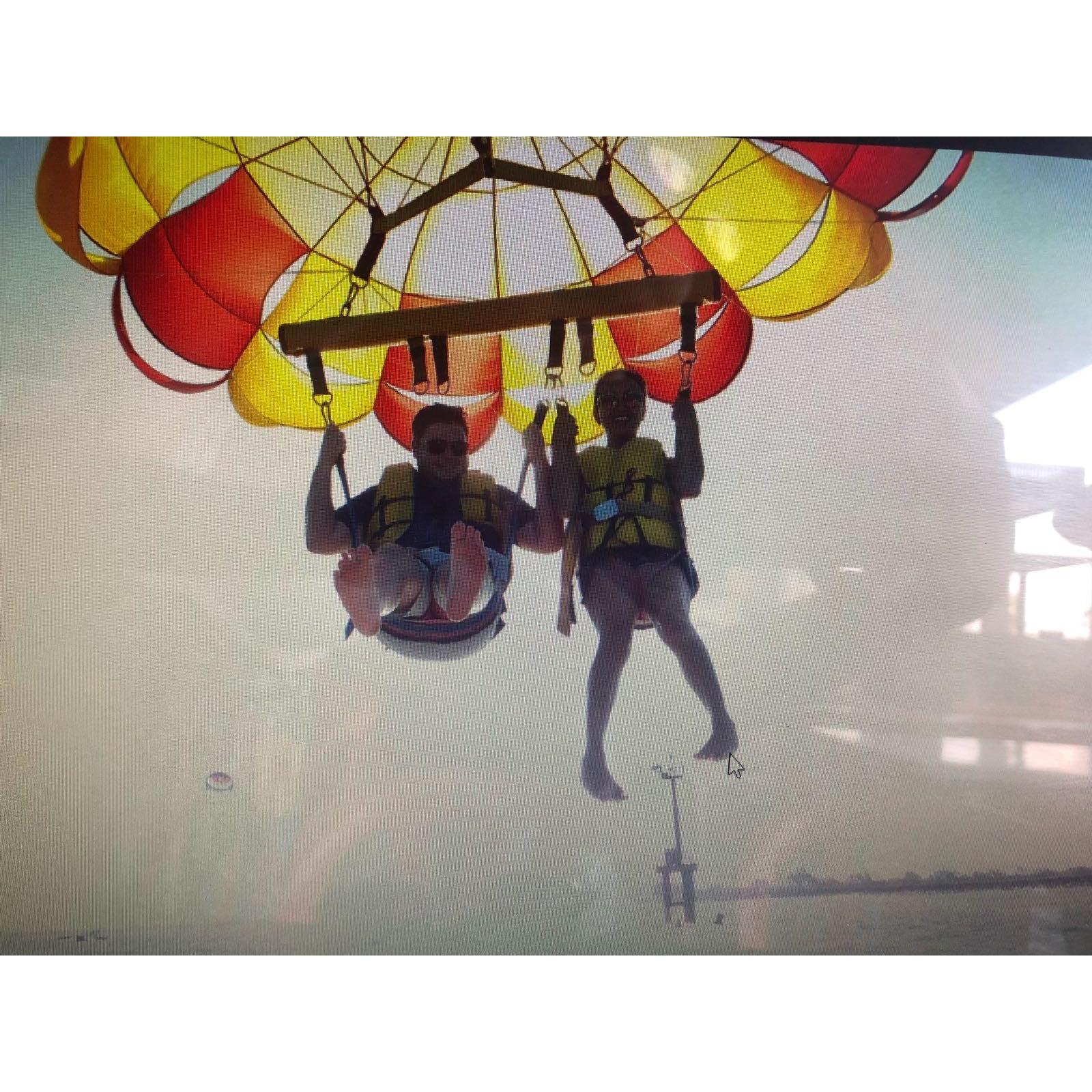 Parasailing in Bali