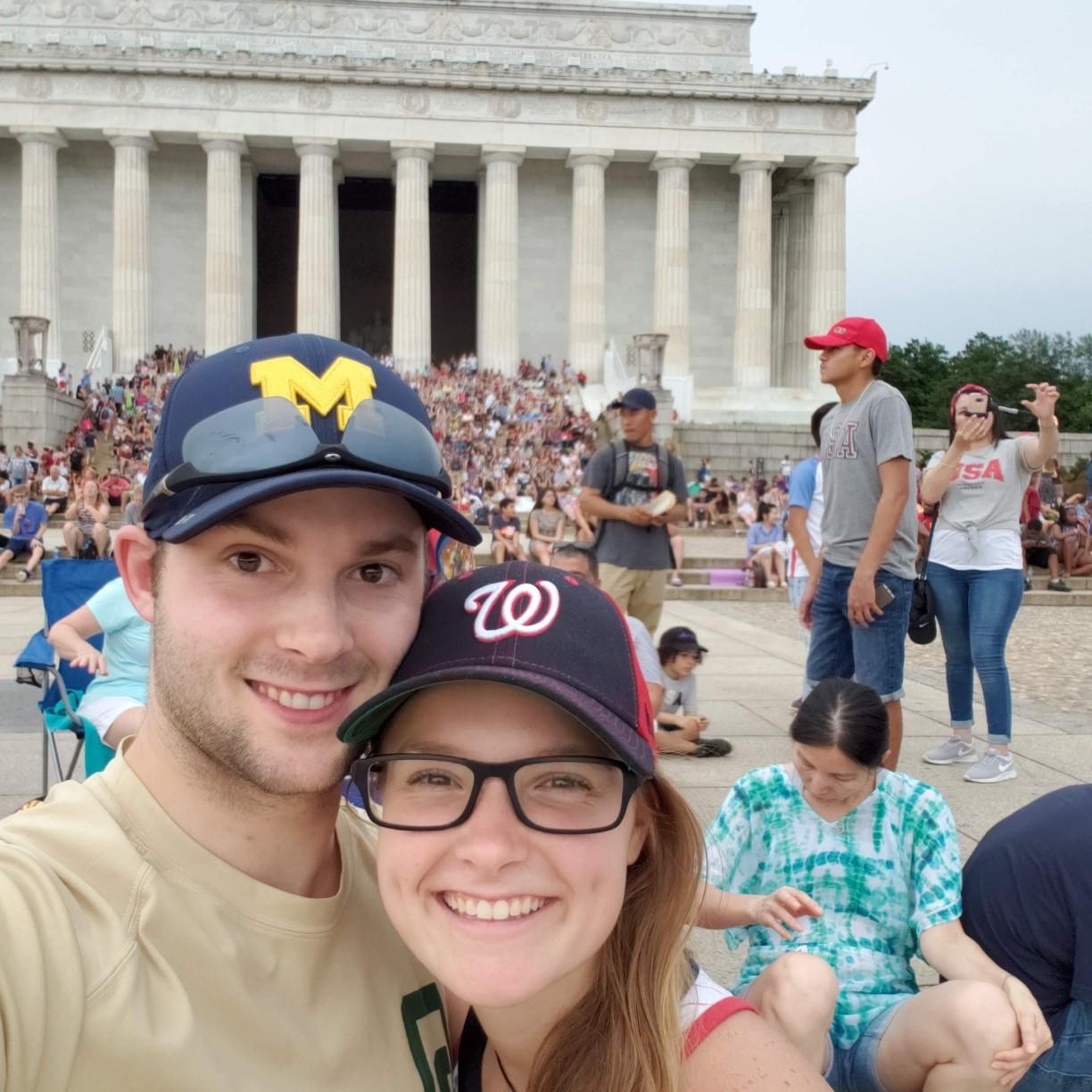 Washington DC
Josh nearly killed himself driving through the night to celebrate the Fourth of July in DC with Morgan