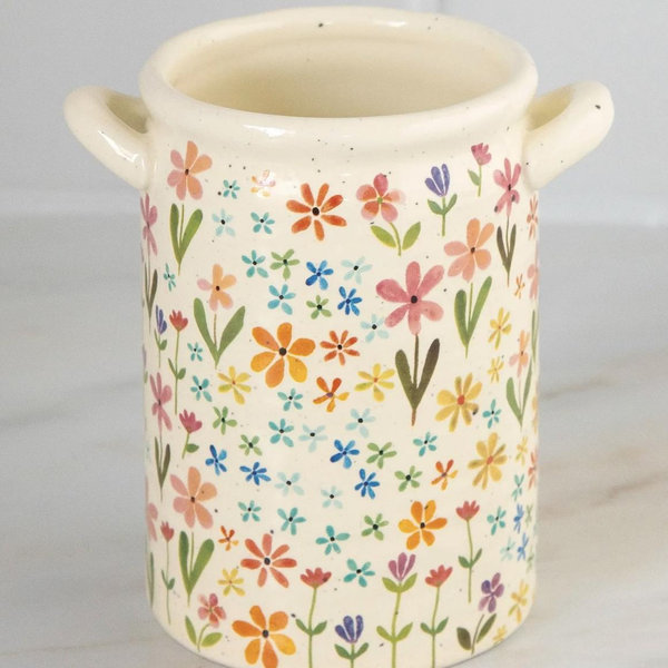 Utensil Crock - Daisies