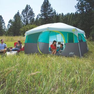 Tenaya Lake Lighted Fast Pitch 8-Person Cabin