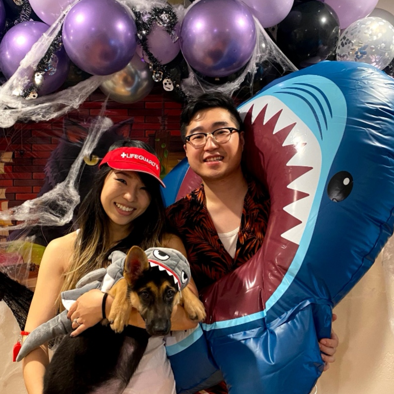 2020: Our 1st Halloween as a mini family of 3!