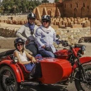 Honeymoon- Sunset Side car tour in Marrakech
