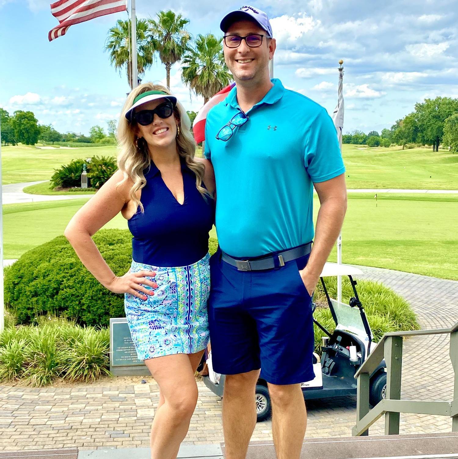 Golfing together in Savannah, GA