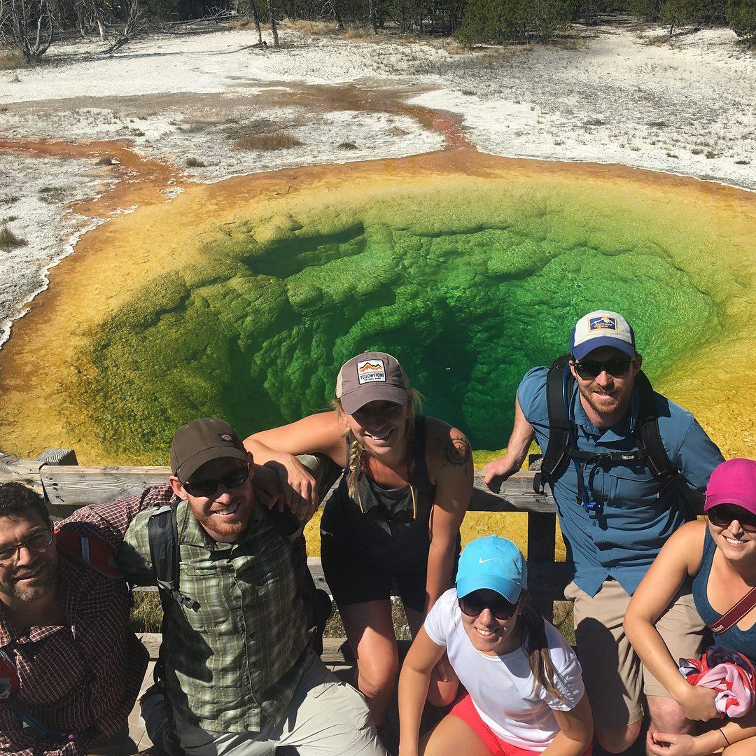 Yellowstone with Rob, Anna, Matt and Jessy 2017