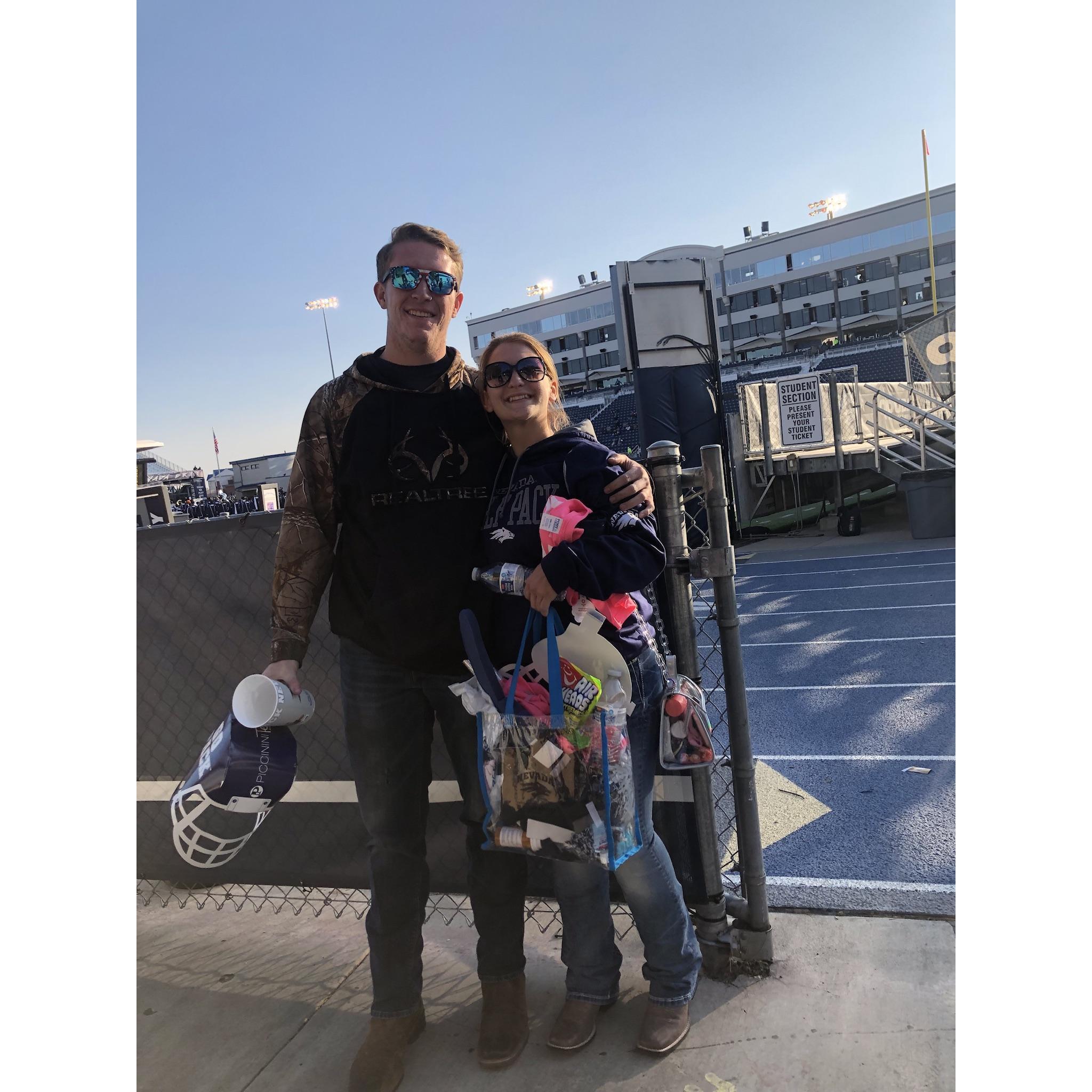UNR football games
